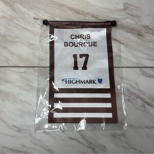Chris Bourque #17 Hershey Bears Mini Retirement Banner 1/14/2023